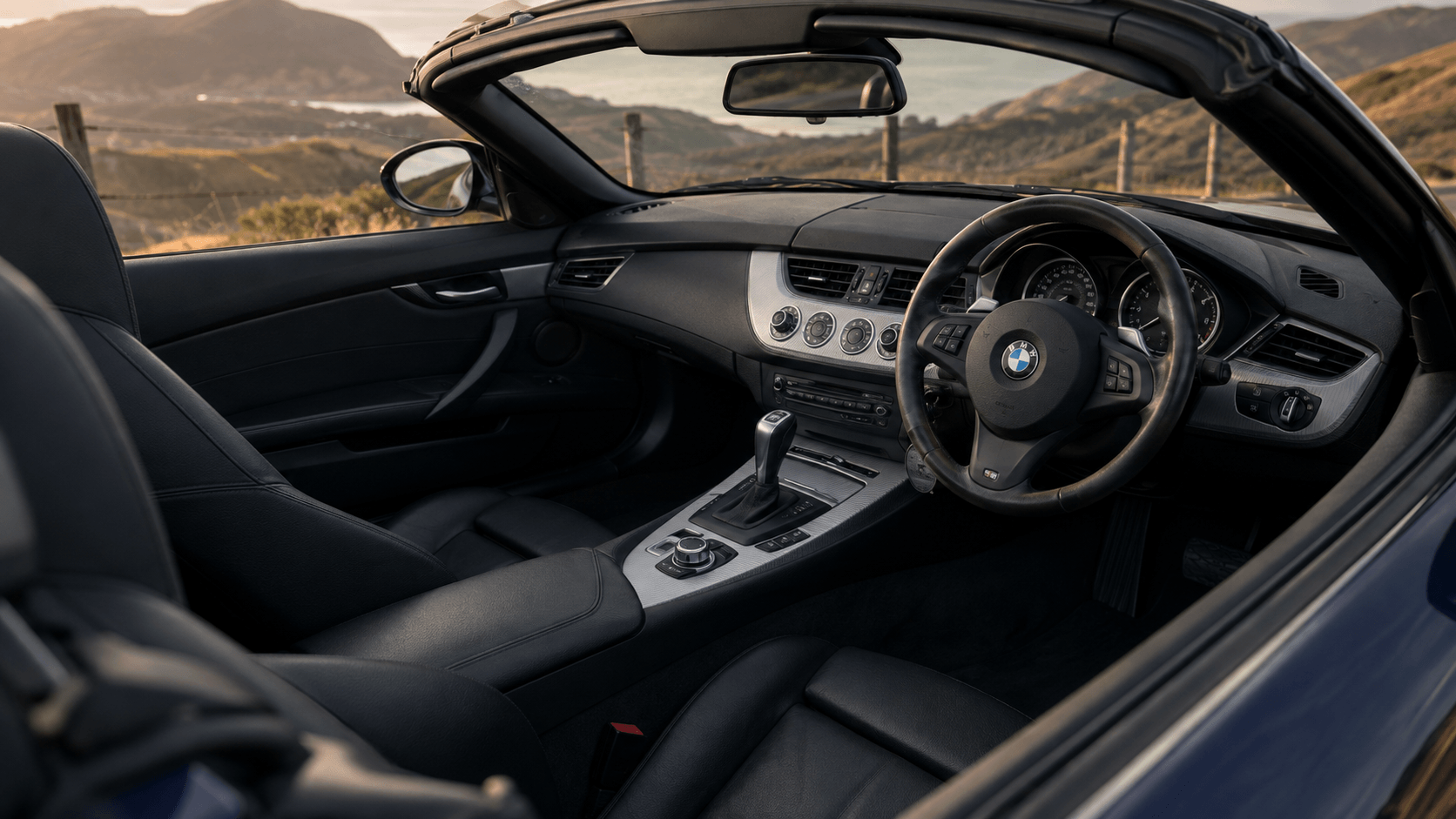 BMW Z4 two-seat interior